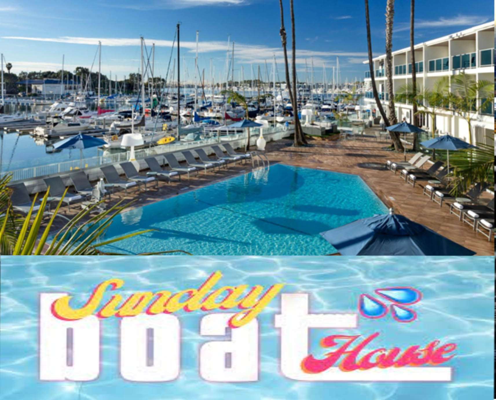 Sunday Boat House Pool Party 