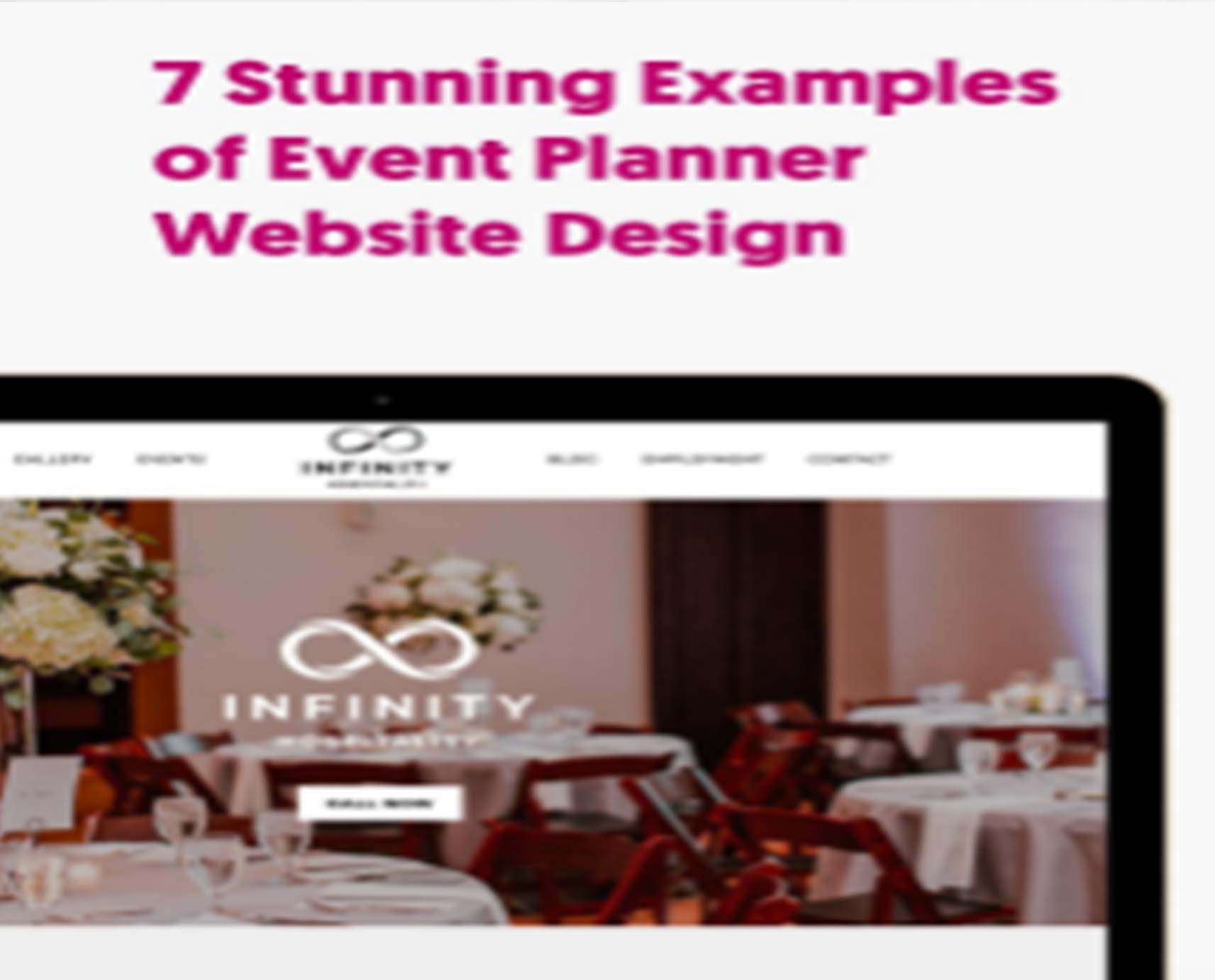 7 Stunning Examples of Event Planner Website Design