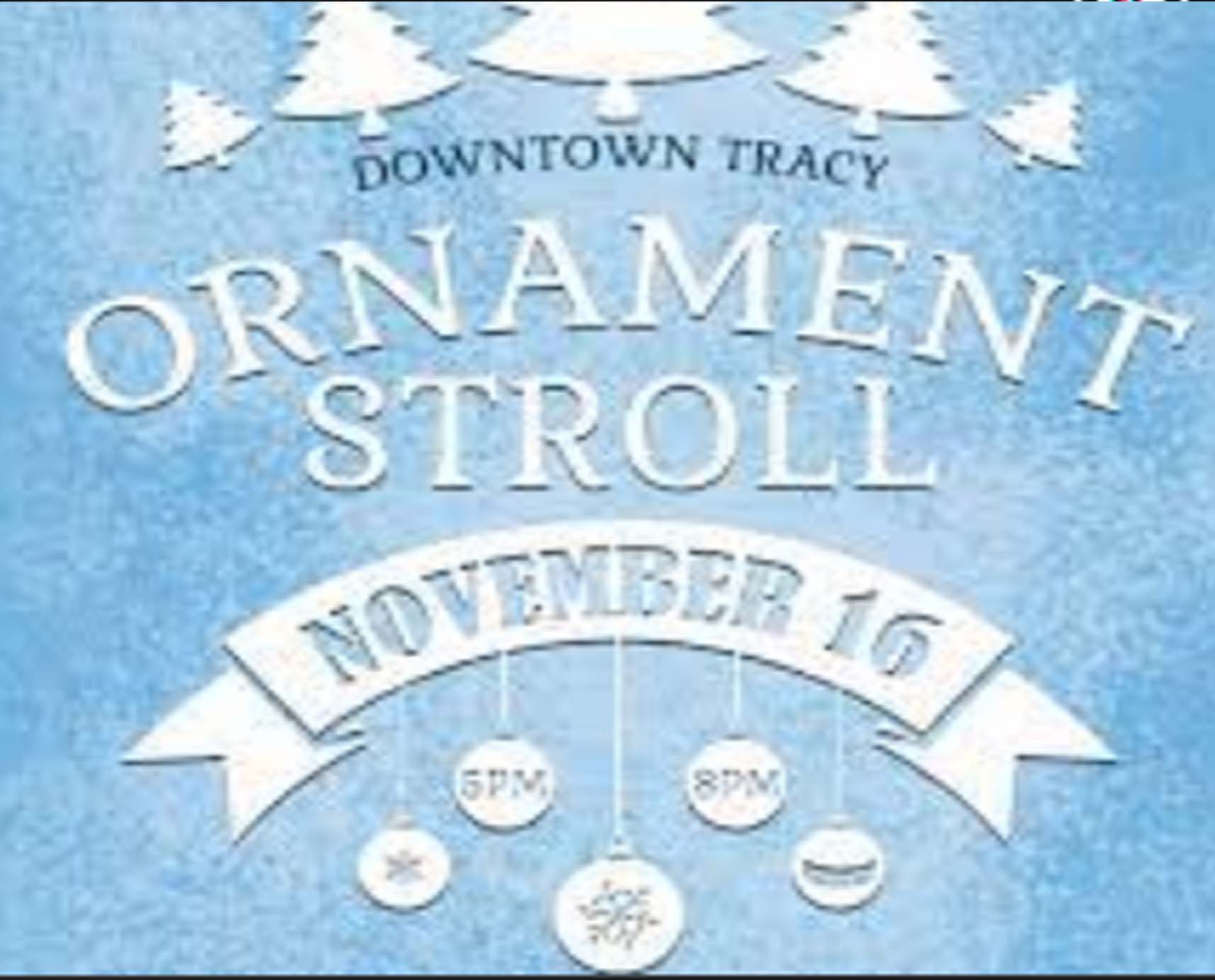Downtown Tracy Holiday Ornament Stroll - 2022