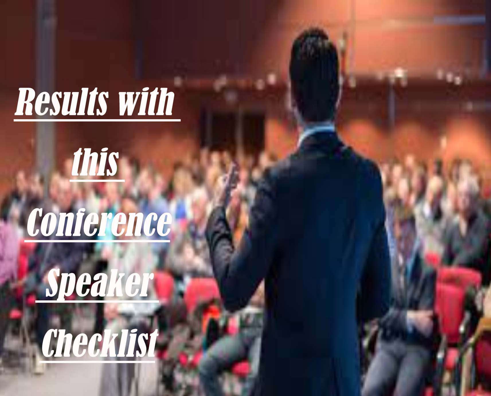 5 Best Step Reach Out and Get Results with this Conference Speaker