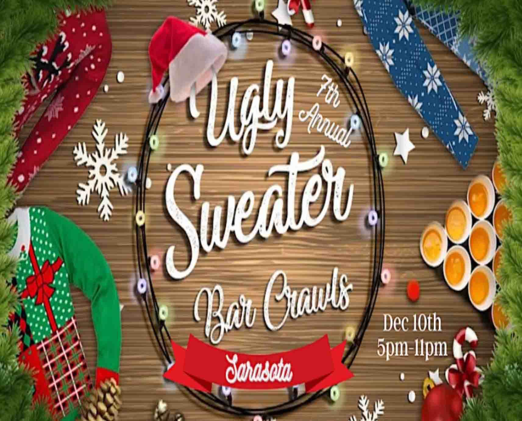 7th Annual Ugly Sweater Crawl Sarasota