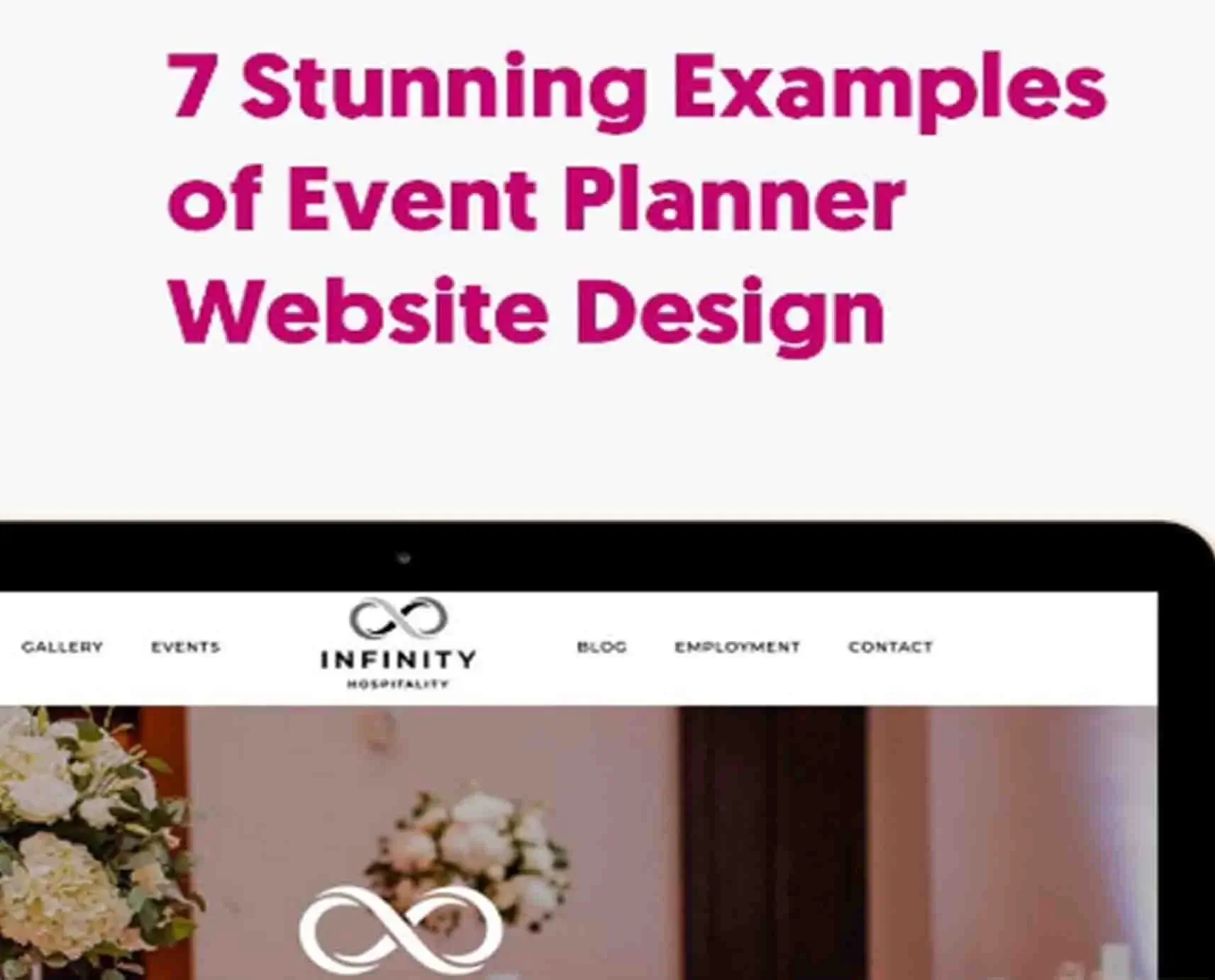 7 Stunning Examples of  Event Planner Website Design