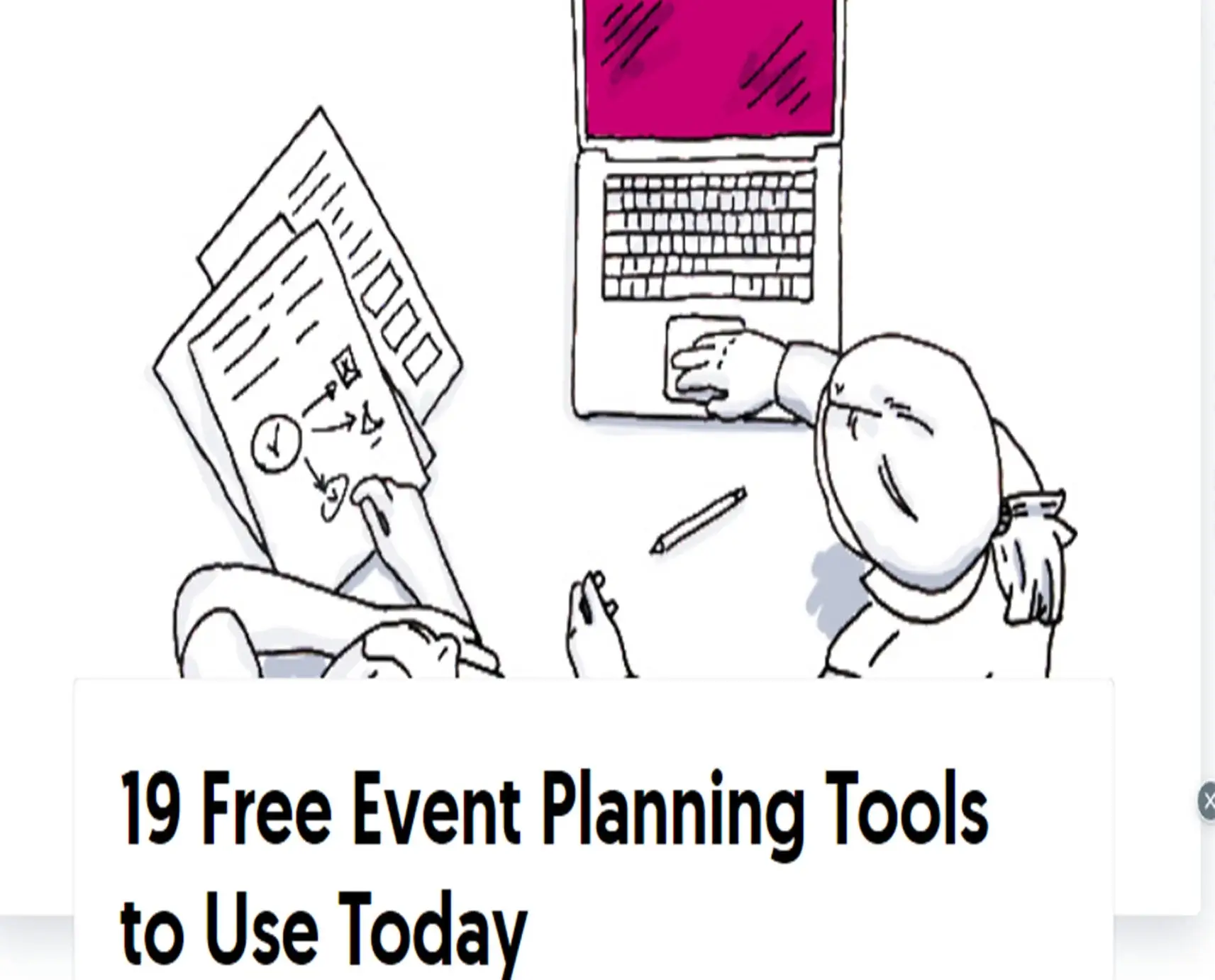 19 Free Event Planning Tools to Use Today
